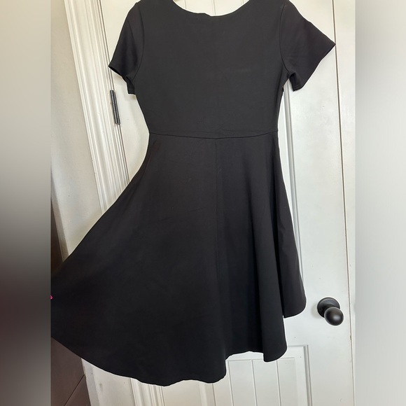 Scoop Neck, High Low Cocktail Dress - Picture 5 of 7